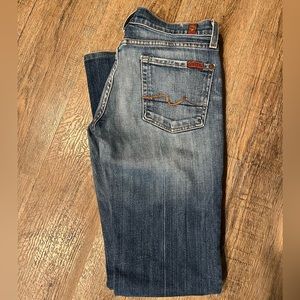 7 for All Mankind bootcut jeans, size 28